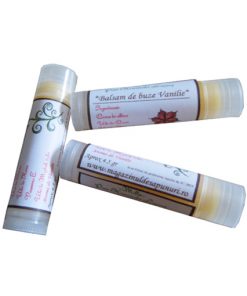 balsam pentru buze 100% natural cu aroma de vanilie